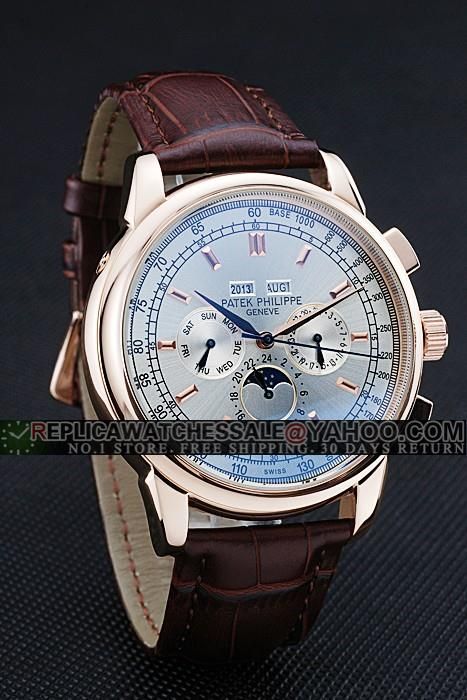 PP Grand Complications men copy watch 5204R-001 PP178 video