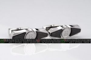 Bentley Silver And Black Two Tone Cufflinks for Business Men in USA CL005
