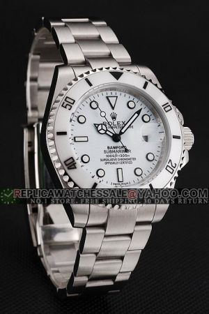 Rolex Submariner Polished Stainless Steel Case Ceramic Bezel Luminous Index Date Display Window Automatic Men’s Dress Watch