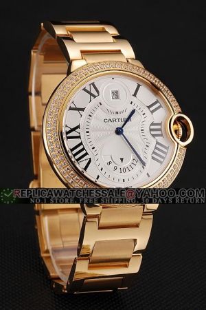 Cartier Ballon Bleu Diamonds WJBB0029 Jewelry Gold Bracelet Watch Fake SKDT330 Swiss Movement