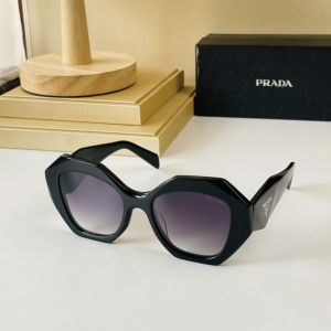 Fake Prada Irregular Tortoiseshell Frame Square Brown Lens Women Premium Sunglasses Hot Sale Product 