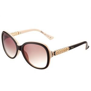 Fake Dior Butterfly Designed Girls Out-door Sunglasses SUGD005 Gentry Beige Frame