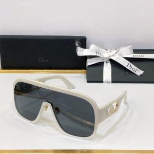 Top Quality White Frame Grey Lenses Mask Dior Bobby Sport Shield Sunglasses—Clone Dior Unique Eyewear