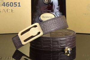 High Quality Versace Croco Printing Leather Mens Belt With Logo Embossed Pin Buckle 38mm Multicolor