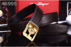 Men's MontBlanc Yellow Gold Automatic Logo Buckle High Quality Reversible Cowhide Leather Belt Black/Brown/Navy 