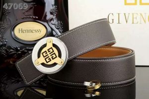 Top Sale Givenchy Reversible White Stitches Strap Logo Embossed Two-tone Pin Buckle For Mens