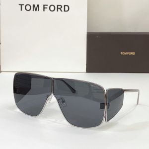  Tom Ford Large Rectangular Grey Mask Side Lens Design Statement Sunglasses For Unisex Hot Sale