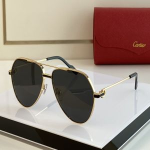 Good Review Dual Bridge Gray Aviator Lens PremièRe De Cartier Sunglasses—Replica Cartier Fashion Men'S Eyewear 