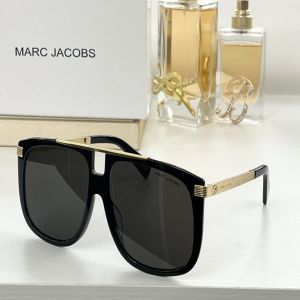 Fake Marc Jacobs Black Gold Full Frame Square Gradient Grey Lens Men'S Exclusive Premium Sunglasses