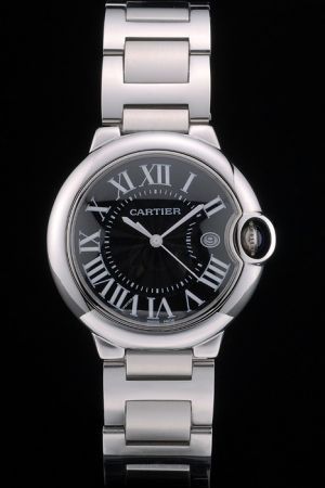 Swiss Made Cartier  Ballon Bleu 38mm Watch Replica SKDT307 Silner S/Steel Bracelet