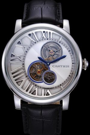 Cartier Rotonde  NO Date White gold Appointment Watch  KDT139 Large Size