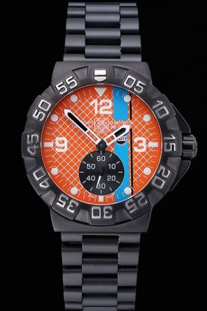 Faux TAG Heuer Formula 1 Orange Dial Ion-plated Case&Bracelet Men Watch WAH1012.BA0860