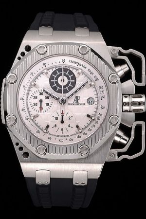 AP Royal Oak Offshore Tapisserie Dial Octagonal Threaded Bezel Screw Locked Crown With Protector Limited Watch