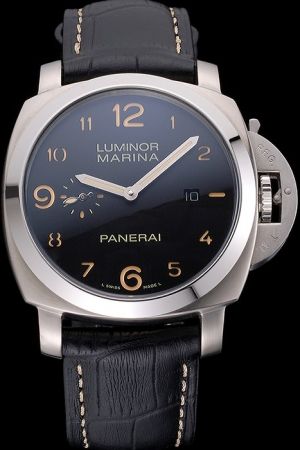 Panerai Luminor 1950 PAM00359 3 Days Automatic Acciaio Black Dial Leather Strap 44MM Watch PN029