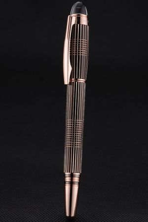 MontBlanc StarWalker Black-coated Gold Cutwork Ballpoint Pen Rare Edition Model Sophisticated Design PE102