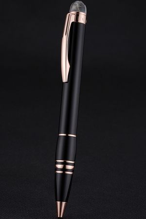 MontBlanc Starwalker Black Ballpoint Pen Easy Grasp Smooth Writing Style Fine Accessories PE108