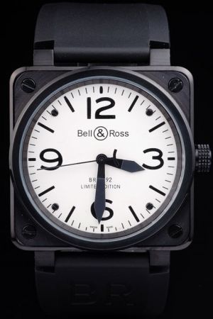 Bell & Ross Great Deals On BR 01-92 Carbon Watch Automatic Movement With Warranty Card BR029