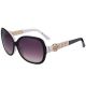 Gentry Girls Givenchy Jewels Decor Temples Oversized Sunglasses SUGV003 Purple Lenses