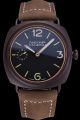 Panerai Radiomir Composite 3 Days 47mm PAM00504 Black Dial Brown Watch Rare Collection PN065