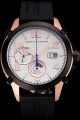 Porsche Heritage Timepieces Indicator Black Edition Titanium & Rubber Watch White Dial PD010