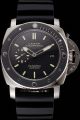 Panerai Luminor Submersible PAM00389 SS Case Rubber Strap Male Black Automatic Swiss Watch PN121