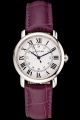 Cartier Diamonds Markers Appointment  29mm W6701007 Watch KDT094 Purple Strap