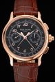 Swiss PP Grand Complication Chronograph Rose Gold Case Arabic Track Scale Luminous Leaf-shaped Pointer Watch