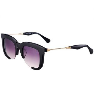 Gentry Girls Eye-cat Miu Miu Sunglasses SUGM011 Purple Lenses Specific Rim-less Frame 