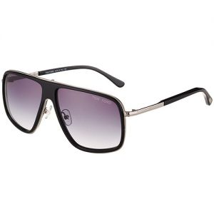 Vintage Tom Ford  Blacak Frame Gents Purple Lenses Sunglasses SUGT006 Tortoise Tips