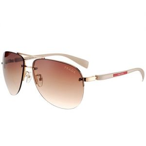 Prada Gentry Girls Sunglasses SUGP013 Amber Lenses Specific  Beige Temples