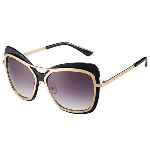 Dior Bold Style Dual Bridges Glisten Gold Temples Sunglasses SUGD002 Popualr Cat-Eye Frame