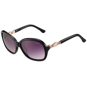 Economy Cartier Diamonds Owl Chain  Sunglasses SUGC004 Vogue Purple Lenses