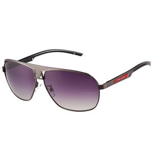 Prada Mens Wide Purple Lenses Street Fashion Sunglasses SUGP011 Classy Amber Lenses