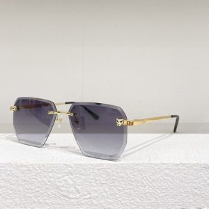 Low Price Leopard head Square Brown Cartier Santos De Sunglasses—Replica Cartier Luxury Unisex Glasses ESW00577