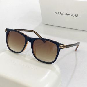 For Sale Black Brown Two Tone Plastic Frame Square Brown Lens Metal Hinge Design Marc Jacobs Sunglasses—Clone Marc Jacobs Best Selling Men'S Eyewear