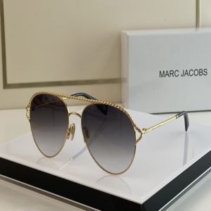 Top Quality Full Twisted Detail Frame Aviator Brown Lens Double Bridge Design Marc Jacobs Sunglasses— Marc Jacobs Women Sunglasses