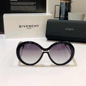 2022 New All Black Frame Round Grey Lens Givenchy Sunglasses— Givenchy Smooth Lines New Unisex Eyewear 