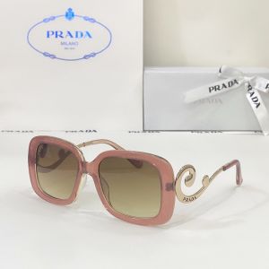 Imitated Prada Black Rectangle Frame Purple Lens Wave Shape Temple Design Women Sunglasses Cheap Site