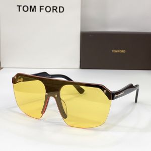 Hot Sale Half Frame One Piece Nose Bridge Shield Tom Ford Sunglasses—Fake Tom Ford Men's Luxury Eyewear
