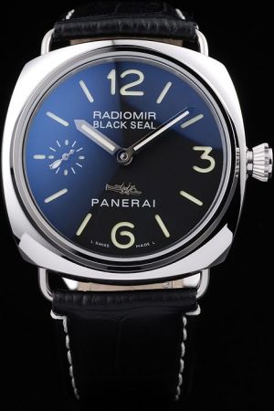Panerai Radiomir Black Seal Logo Black Dial Stainless Steel Case Watch AAA Quality Sale Online PN062