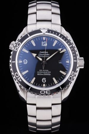 Omega Seamaster Co-Axial Professional Planet Ocean Black Unidirectional Rotating Bezel Luminous Scale/Hand Stainless Steel Watch 232.30.38.20.01.001