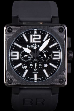 Bell & Ross BR 01-94 Vintage Classy High End Discounted Chronograph Watch for Men BR035