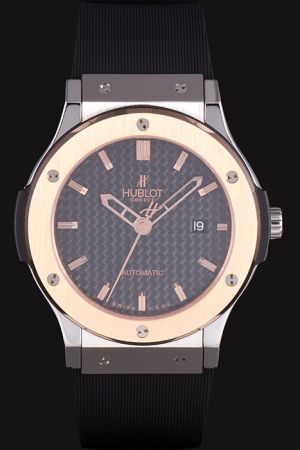 Swiss Made Hublot Classic Fusion Titanium King Gold 511.NO.1181.LR Gold Bezel Silver Case Watch HU005