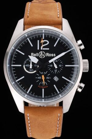 BR 126 Sport Heritage GMT & Flyback Chronograph Japanese Quartz Movement Watch Fake BR037
