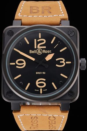 Bell & Ross BR0192-HERITAGE Contemporary Military Vintage Luminous Mechanical Automatic Movement Watch  BR002
