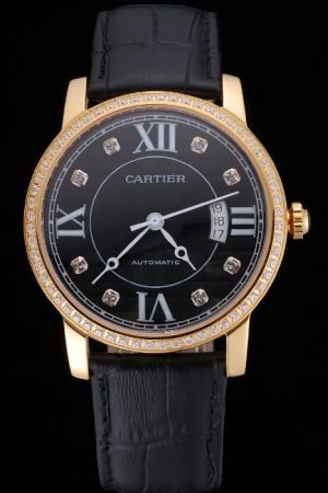 Cartier Jewelry Ronde W6801001  Damonds Ronde  Engagement Watch Fake SKDT055 Swiss Movement