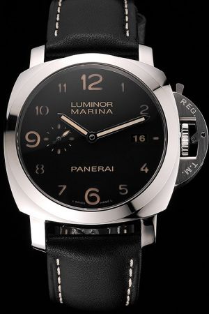 Swiss Panerai Luminor PAM00359 Marina 1950 Automatic Acciaio Black Dial Stainless Steel Watch PN068