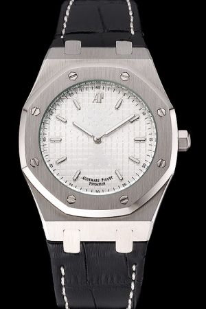 Faux AP Royal Oak Fondation White Tapisserie Dial With Tree Pattern Two Fluorescent Pointers Limited Watch