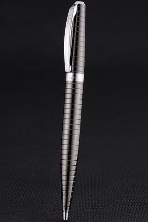 Christian Dior Dark Grey horizontal Carving Ball Pen Replica 50% Discounted Lowest Price PE040