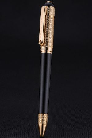 Tibaldi Bentley GT Easy Flow Rose Gold And Black Lacquered Retractable Ball Pen  Limited Edition PE012